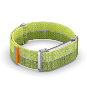 Metal Protective Case Nylon Strap For Google Fitbit Air Ultra-Slim Feather-Light Breathable Quick Release Replacement Wrist Band