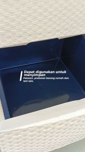 Laci plastik 4 5 susun tingkat drawer kabinet baju pakaian rak sepatu buku serbaguna murah HKY