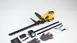 Cordless Hedge Trimmer Rechargeable Electric Garden Tool Mesin Potong Pokok Bunga Grass Cutter Pruning Saw