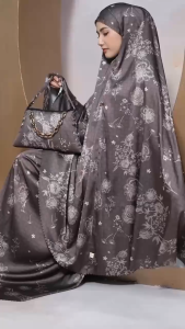 ALLUNA - Raudya Series Mukena Dewasa Silk 3in1 Lasercut