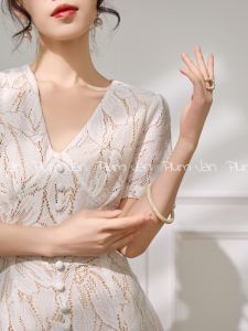 PlumJan | Đầm Maxi Nhẹ Dàng Phong Cách Biển Có Thiết Kế Dây Đan
