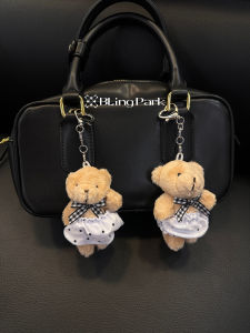 BLingins Cute Sweet Bear Keychain Cartoon Gift for Girls Best Friend Bag Pendant Fashionable Accessory Womens Handbag Charm