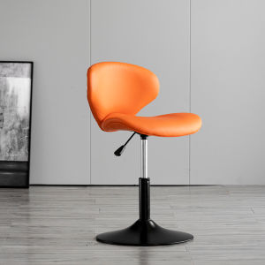 Modern Minimalist Bar Stool For Home Adjustable Rotate Backrest Iron Accessible Luxury Front Desk Bar High Leg Stool Bar Chair