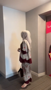 TERLARIS One Set Rayon kekinian/setelan wanita / setelan Rayon Semi Katun terbaru