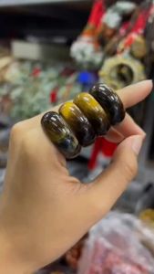 แหวนหินไทเกอร์อาย หน้าใหญ่ เสริมสร้างความกล้าหาญ