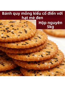 Bánh Quy Mè Giòn Dinh Dưỡng Thích Hợp Làm Bữa Sáng Hoặc Đồ Ăn Vặt
