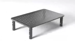 Monitor Desktop Laptop Stand Adjustable Height Organizer Good Metal Quality & Sturdy