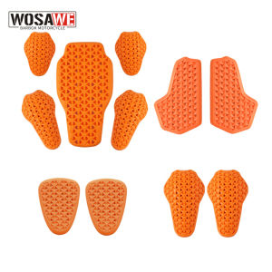 WOSAWE | WOSAWE Riding Protect Gear CE Insert Armor Knee Hip Protector Pads Motorcycle Jacket & Pants Replacement Soft Anti-drop