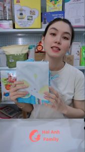 Áo yếm ăn dặm BLW chống thấm nước có máng chứa thức ăn rơi