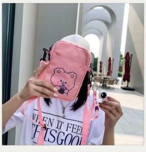 Tas Bahu Boneka BoBa Lucu Untuk Anak Anak Tas Kurir Perempuan Kecil Tas Selempang Anak Remaja Style Korea Tas Bahu Kanvas Wanita Fashion Untuk Wanita Tas Kecil Kanvas Lucu Perempuan 2023 Baru Import Oxford Terlaris Kekinian Style Fashion