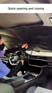 USE THAT Car Umbrella UV Rays and Heat Sun Visor Car Sun Shade Windshield Cover Foldable