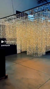 LIVING HOME LAMPU HIAS UNTUK 17 AGUSTUS DEKORASI PESTA NATAL MODEL BARU TERAS DEPAN RUMAH WARNA WARNI TIRAI PANJANG RUMBAI DEKOR AIR TERJUN TUMBLR CAFE OUTDOOR GANTUNG KEKINIAN UNIK WARNA KUNING