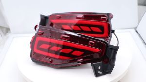 ไฟสำหรับโตโยต้ากันชนไฟตัดหมอกหลัง LED สำหรับรถยนต์โตโยต้าฟอร์จูนเนอร์ 2015-2023 ไฟท้ายกันชน/ไฟเบรค LED ไฟท้ายรถยนต์โตโยต้าฟอร์จูนเนอร์