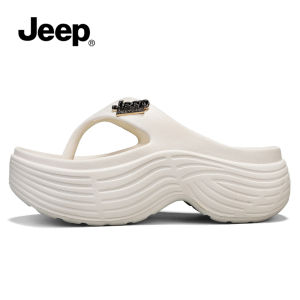 Jeep | Winter Outdoor Anti-Slip Sporty Thick Sole Height-Increasing Flip Flops