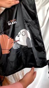 ZCO-Tas SerutPria/WanitaMultifungsi Untuk Sekolah Olahraga Futsal Waterproof Anti Air Motip FVCK OFF