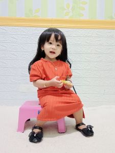 tunik hornet knit 1-4tahun allsize/dres tunik/baju anak perempuan