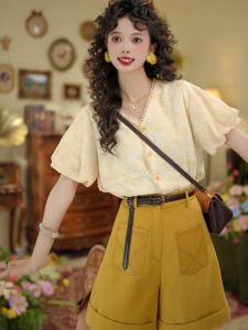Shalldoer | Youthful Summer Outfit Set Shorts and Shirt