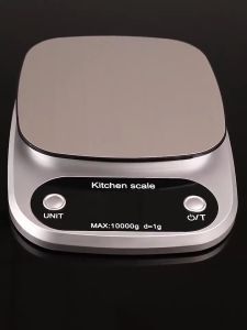 เครื่องชั่งดิจิตอล แสตนเลส 10 กิโล รุ่นใหม่ มีระบบทดน้ําหนัก เปลี่ยนได้ถึง 4 หน่วยตวง เครื่องชั่งอาหาร