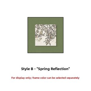 FENGHONGTAO | Green Foyer Decorative Wall Art Textured French Style