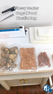 Glossy Vacuum Sealer Bag | Plastic Bag for Food Grade | Food Packaging | Boil-Safe | Cryovac & PA+PE Options