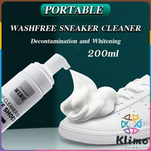 KLIMO White Shoe Cleaner for White Shoes Sole Whitener Whitening Sauce Whitening Shoes Sneaker Cleaner 200ml