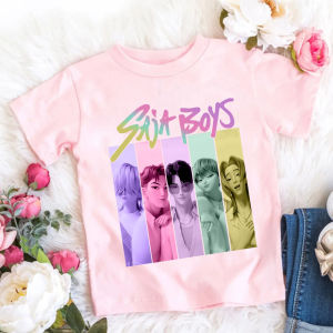 2025 Hot Movie Soft Cotton Baby Girls T Shirt Childrens Clothing KPop Demon Hunters Fans Gifts Kids Clothes Fashion Casual Tops