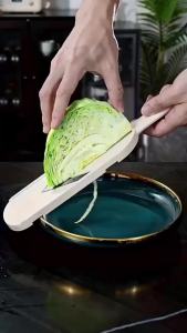 Máy Thái Rau Củ Bằng Thép Không Gỉ - Máy Cắt Bắp Cải Hành Tây Dưa Chuột Khoai Tây - Dụng Cụ Nhà Bếp Nhỏ Gọn Để Sơ Chế Nhanh Chóng