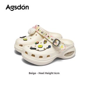 Agsdon | Anti-Slip Anti-Odor Increase Height Beach Sandals
