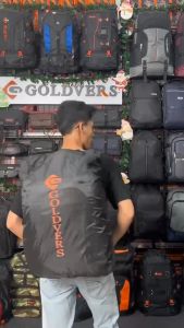 Raincover Waterproof Anti Air Debu ada Perekat Dibelakang Pelindung Tas Sarung Backpack Rain Coat Full Cover Bag Punggung Waterproof