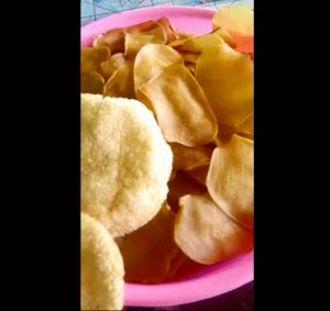 Kerupuk Krupuk Bawang Ketawang Madiun oleh - oleh khas madiun krupuk tawang  500 gr