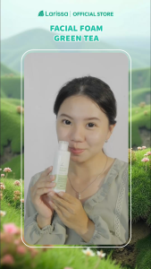 Larissa - Facial Foam Sabun Wajah Green Tea Basic