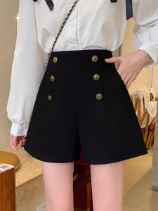 High Waist plus Size Suit Shorts Womens A-Line Wide Leg Pants Casual Outerwear Boot Pants Autumn Winter Korean Style