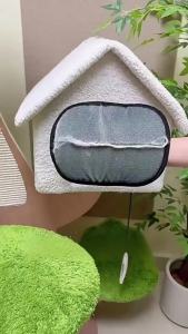 Pet Static Hair Removal Gloves Two-Way Brush Sticking Artifact Cat And Dog Pet Essential Gloves Cat Hair Cleaning