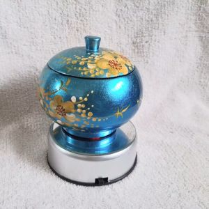Local Supplier Wholesaler For Hand Painting Lacquerware Lacquer Round Jar Jars From Vietnam