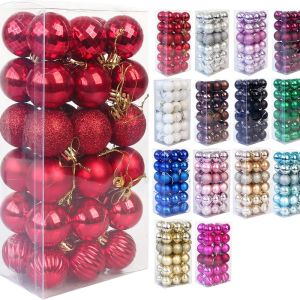 36Pcs 3CM Christmas Balls Christmas Tree Decoration Pendant for Home Party Decor 2025 New Year Navidad Gifts Ornaments Accessory