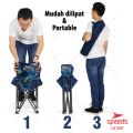 Kursi outdoor lipat speeds portable kuat. 