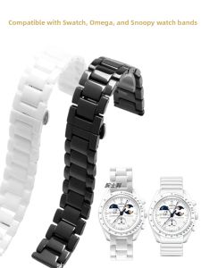 WANSHILI | Swatch Omega Collab Replacement Strap Ceramic 20mm
