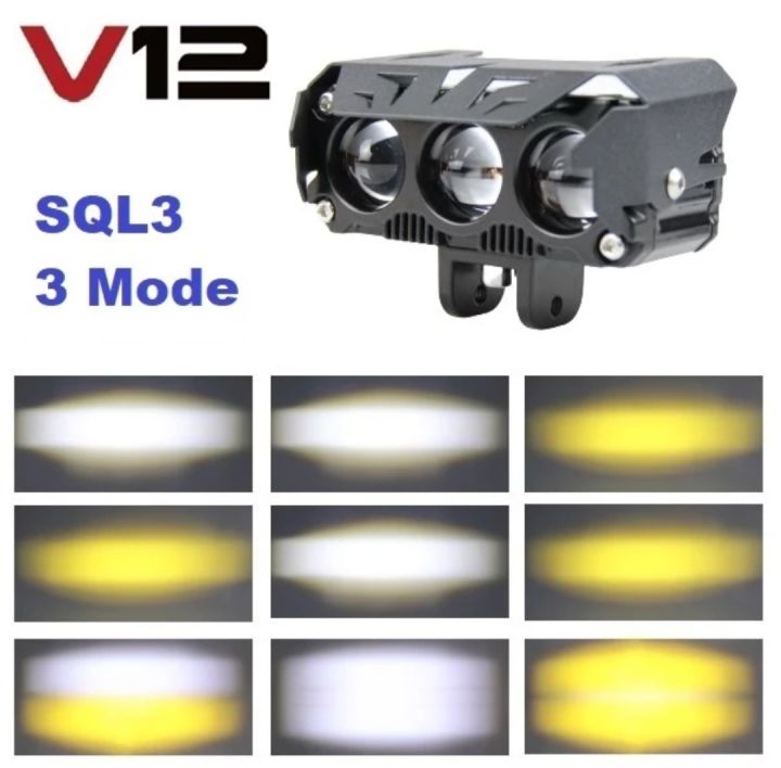 Lampu%20Tembak%20Sorot%20Led%20Laser%20Gun%20SQL%203%20Mata%20Motor%20Mobil%20High%20Low%2060%20Watt%20Putih%20Kuning%20-%20Image%202