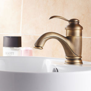 JUNSHEN | Vintage Brass Bathroom Faucet