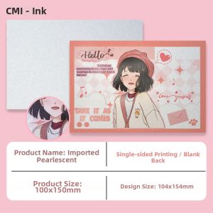 Custom Gold Stamping and Printing Greeting Cards Double Sided DIY Design