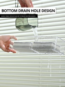 CHOVY Kitchen Shelves Plastic Dish Rack Dish Storage Rack Drain Dish Rack Kitchenware Dish Rack