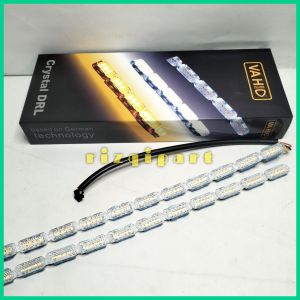 Vahid DRL Crystal Welcome Light | lampu senja | lampu sein | lampu led 60 cm × 2 ( 19 titik )