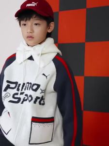 PUMA | Childrens Soft and Warm Knit Cardigan Autumn Winter