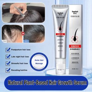 Anti-Hair Loss Liquid Natural Plant-Based Hair Growth Serum Repair Damaged Hair Regrowth Essence Lotion Hair Care Essential Oil
