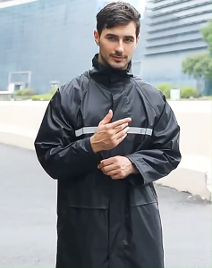 เสื้อกันฝนจักรยานไฟฟ้า แบบยาว กันน้ำได้เต็มรูปแบบ ทนทานต่อพายุฝน เสื้อคลุมสำหรับผู้ใหญ่ แบบเดี่ยว เหมาะสำหรับทั้งผู้ชายและผู้หญิง เหมาะสำหรับผู้ขับขี่จักรยานส่งอาหาร เหมาะสำหรับการขับขี่รถจักรยานยนต์