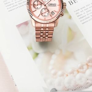 Jam Tangan Wanita LORENZO R-7109LC - Stainless Steel