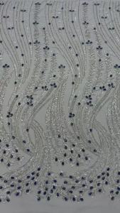 OLEVO | African Golden Bead Lace Fabric High-Quality Nigerian Chiffon Sequin Lace Fabric Suitable For Wedding Party Dress Sewing AT2889