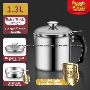 Jiaxu | 304 Stainless Filtering Oil Container Kitchen