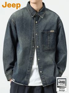 Jeep | Vintage Washed Denim Shirt Men