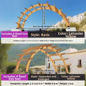 XiMei WoodWork | Anticorrosive French Garden Climbing Frame